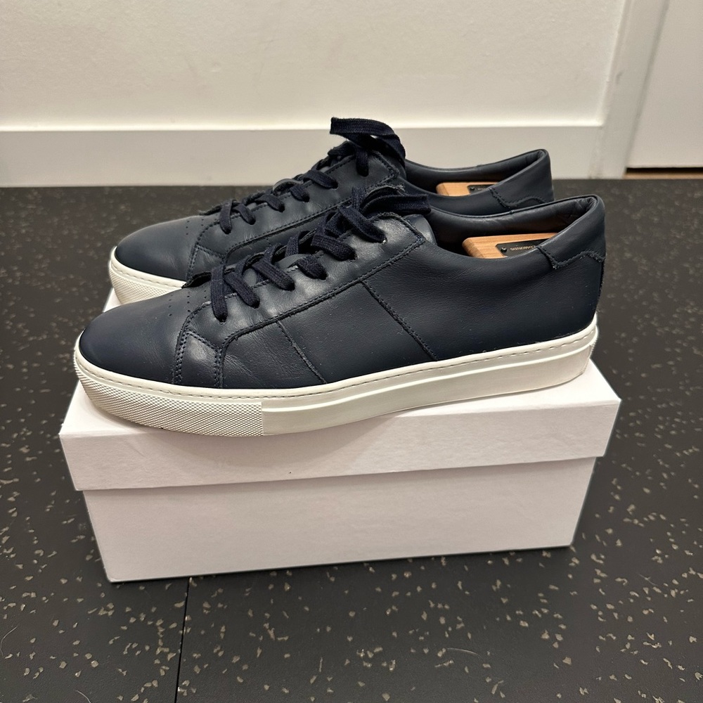 GREATS The Royale Leather Navy Sneakers - Men’s 9.5